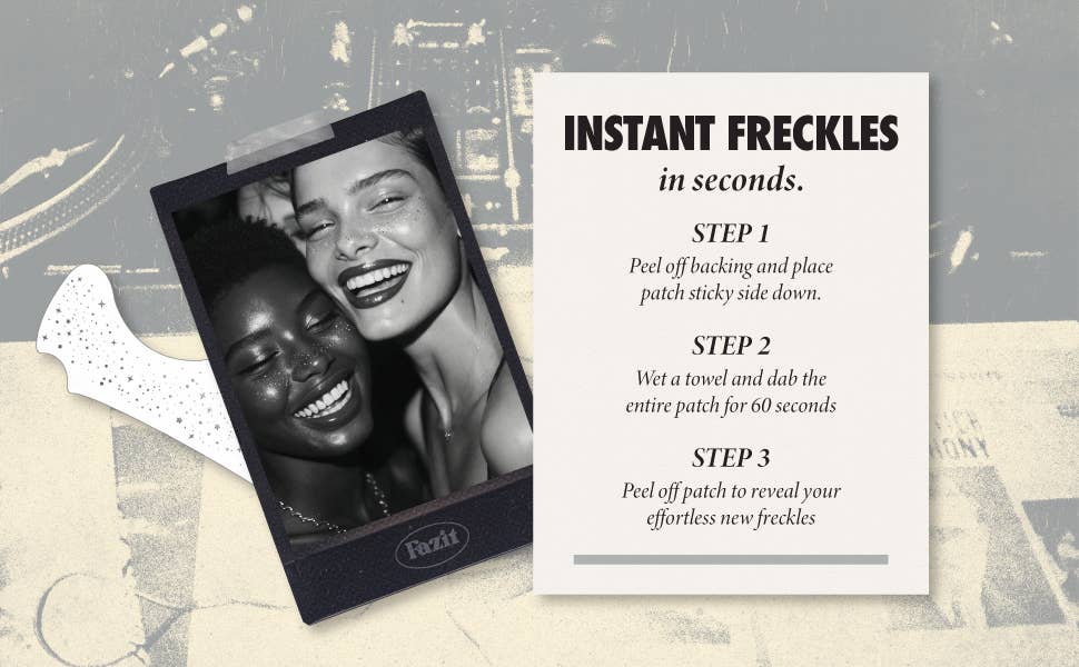 Fazit – wholesale Temporary tattoo – Silver Glitter Freckles Makeup Patches8