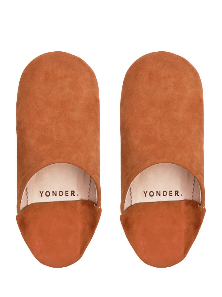 YONDER. - Wholesale Slippers - Women's - Suede Babouche Slippers | Maple