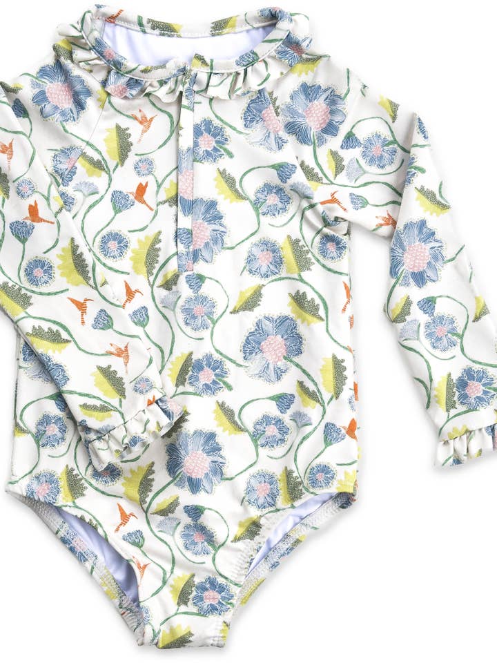 Jane Suit in Zinnia for wholesale by Sun House Children's