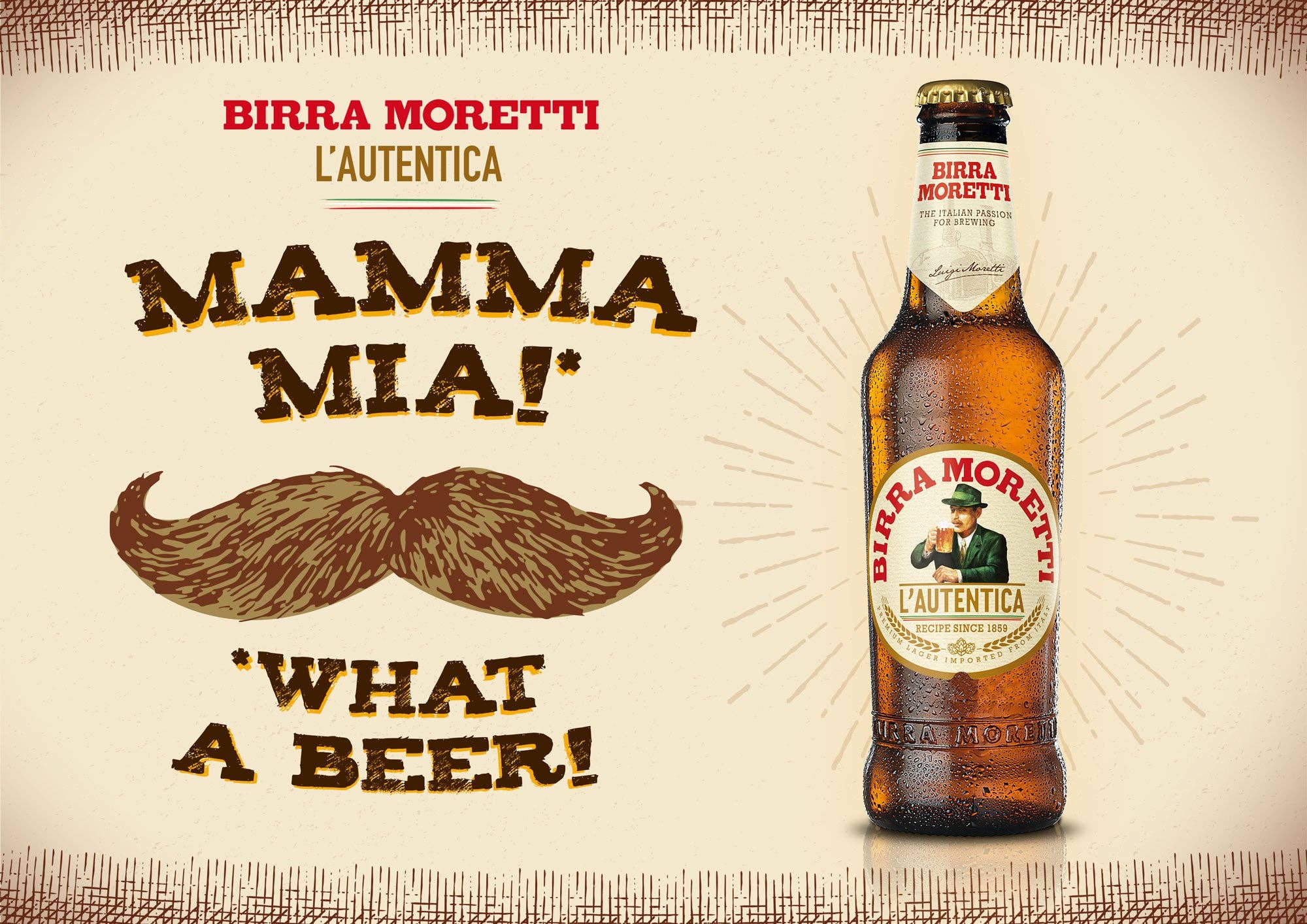 Haus der Biere Berlin - Wholesale Beer - Birra Moretti L'Autentica 0.33 L - Premium Lager from Italy1