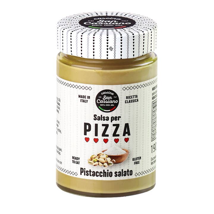 CASCINA SAN CASSIANO SRL - Wholesale Sauce - Salted Pistachio Pizza Sauce - 190g - Gluten Free