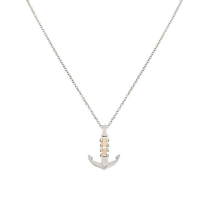 HERREHALSKÆDE MED ANKER VEDHÆNG - RD23116E183/184 for engroshandel hos AMORINO SRL