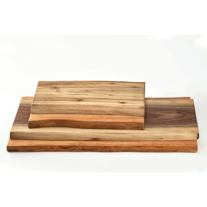 Holland Bowl Mill – wholesale Cutting board – Double Live Edge Cutting and Presentation Boards4