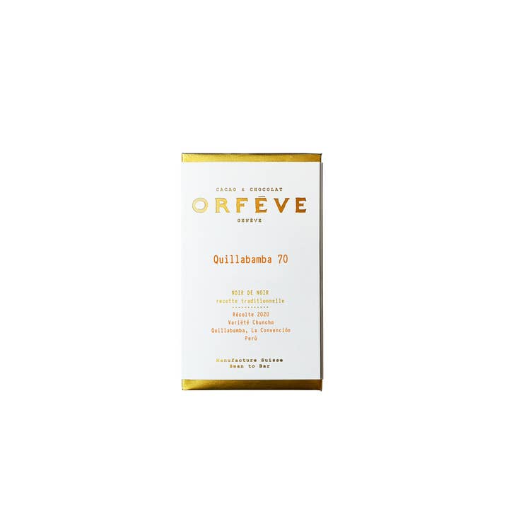 QUILLABAMBA 70% - EXTRA FINE - Dark Bean-to-Bar Chocolate for wholesale by Orfève