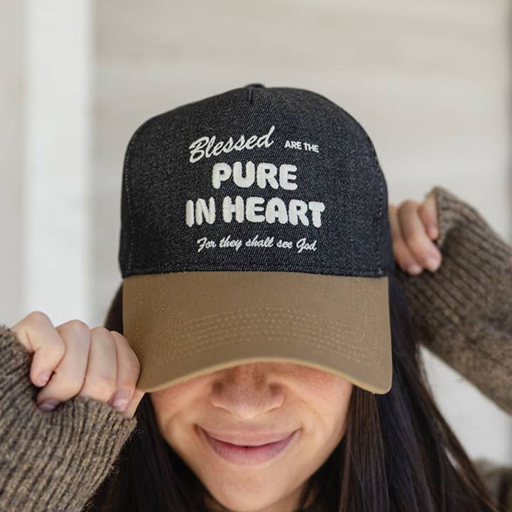 Jenessa Wait - Wholesale Baseball Cap - Women's - Hat: Blessed are the Pure in Heart