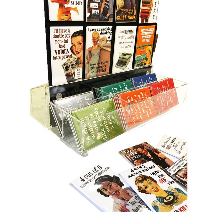 Fly Paper Products – Großhandel Verkaufsdisplay – Schreiben & Schenken – NUR Kühlschrankmagnet-Display1