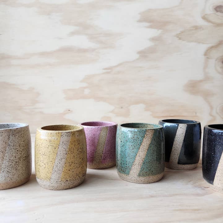 Tactile Earth - Wholesale Shot glass - Match Strike Jar / 2 oz Shot Glass: Charcoal Black3