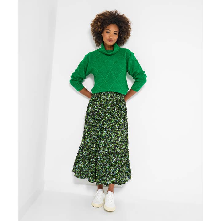 Tallulah Tiered Maxi Skirt for wholesale by Joe Browns