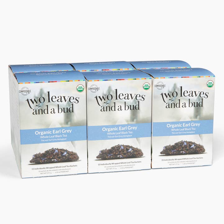 Two Leaves and a Bud - Wholesale Tea Bags - Organic Earl Grey Black Tea1