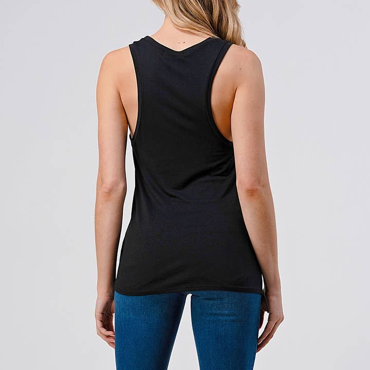 Heimious - Wholesale Tank Top - Women's - Scoop Neck Modal Jersey Tank Top, 255218