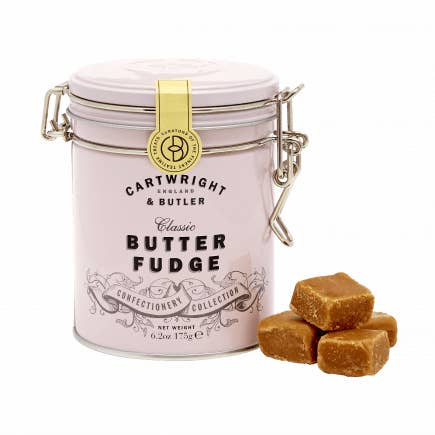 C&B Butter Fudge in Tin for wholesale by Cartwright & Butler