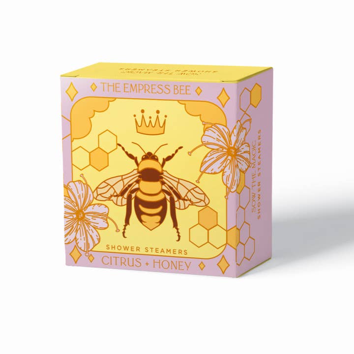 Sow the Magic - Wholesale Shower steamer/bomb - The Empress Bee Shower Steamer Set in Golden Honey8