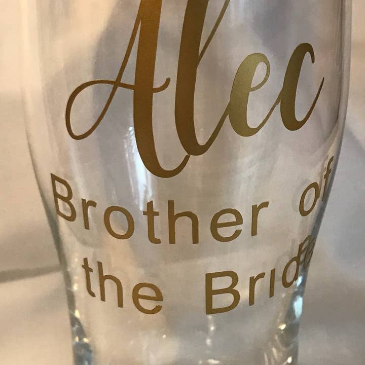 Megan Louise Creations – wholesale Beer glass/mug – Bridal pint glass2