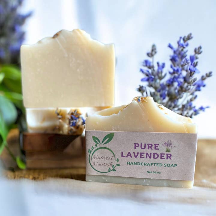 Savon artisanal à la lavande pour la vente par Natural Nourish