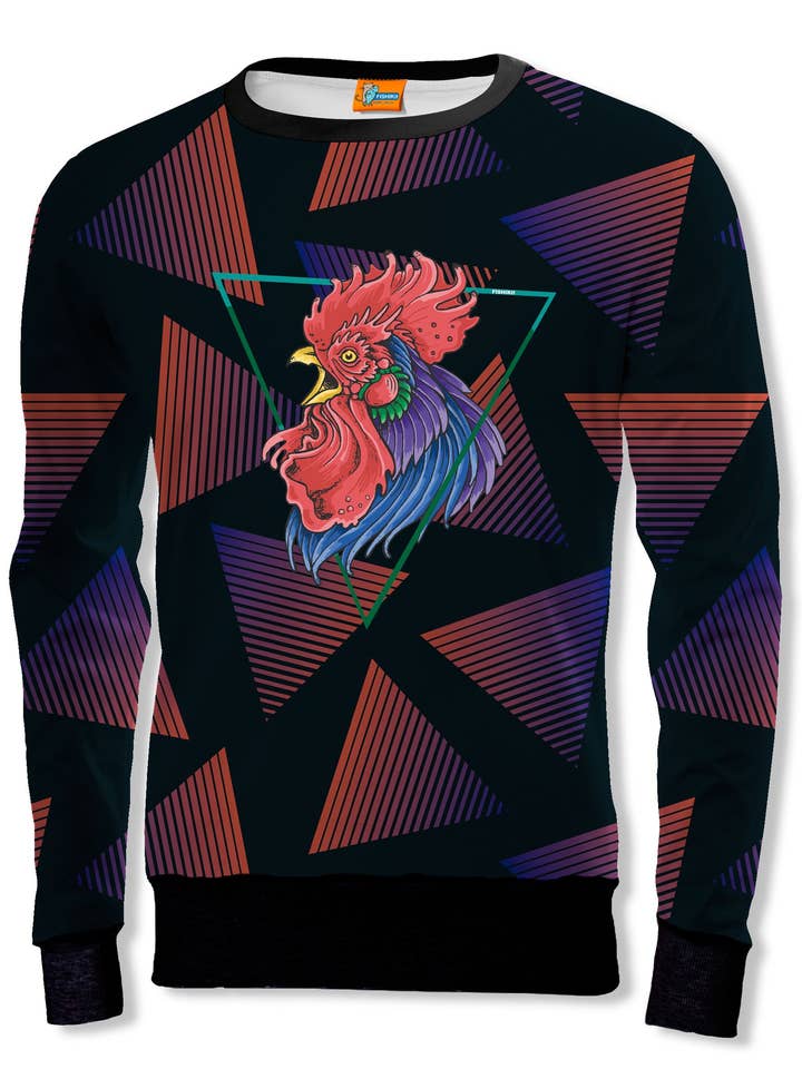 Fishikii Le Coq Unisex Sweatshirt | SUD.245 för wholesale av Fishikii