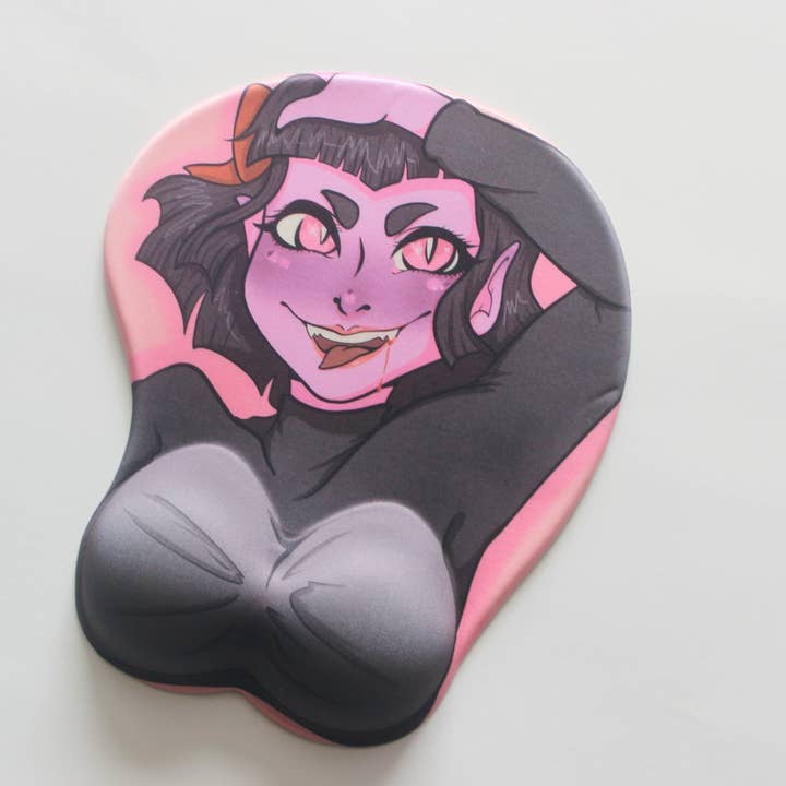 Vampire | 3D Ergonomic Oppai Mousepad for wholesale by KeikiiArt