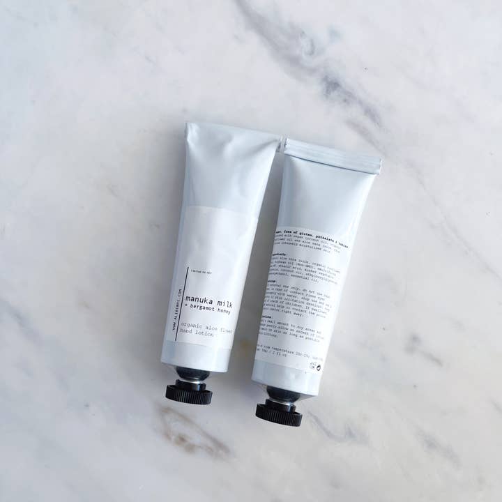 ALIBI NYC - Wholesale Hand Cream/Lotion - MANUKA MILK+BERGAMOT HONEY | ORGANIC ALOE FLOWER HAND LOTION1