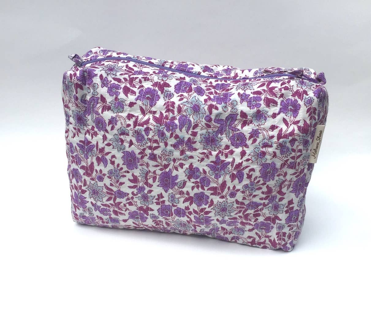 Mehera Shaw - Wholesale Makeup/Cosmetic Bag - Cosmetics Bag - Quilted Hand Block Print Cotton22
