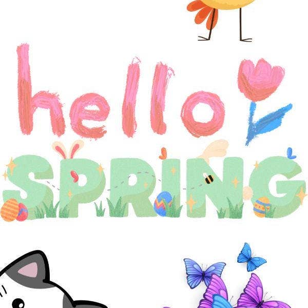 Autumnmist Boutique – Großhandel Lesezeichen – Hallo Spring Lesezeichen4