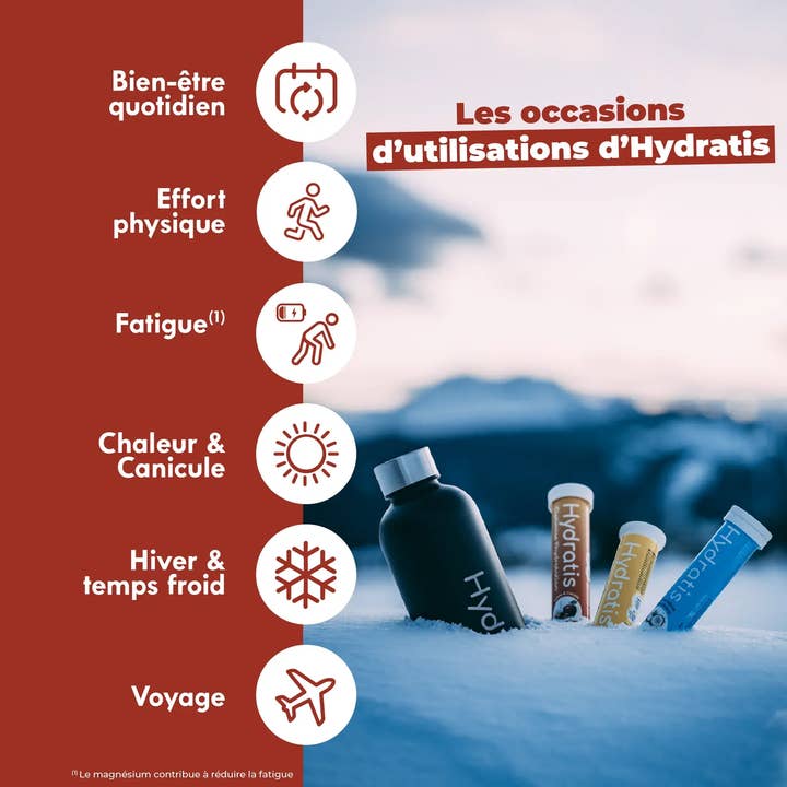 Hydratis - Vendita all'ingrosso Vitamine/integratori orali - Hydratis Mela e Cannella - 8 tubi da 20 compresse effervescenti per idratazione ottimale2