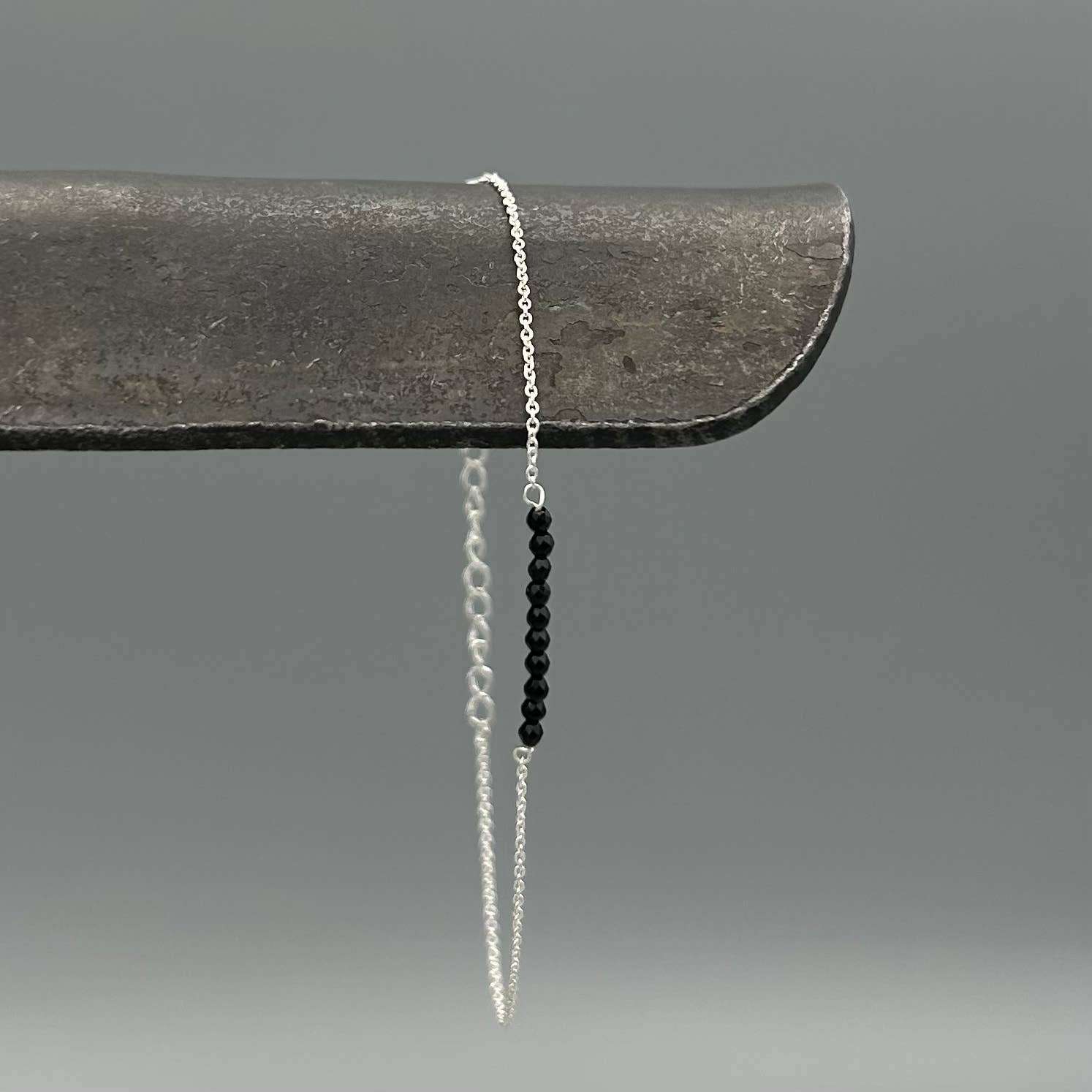 Something Silver - Wholesale Beaded Bracelet - Tiny Stone Bead Bracelet2