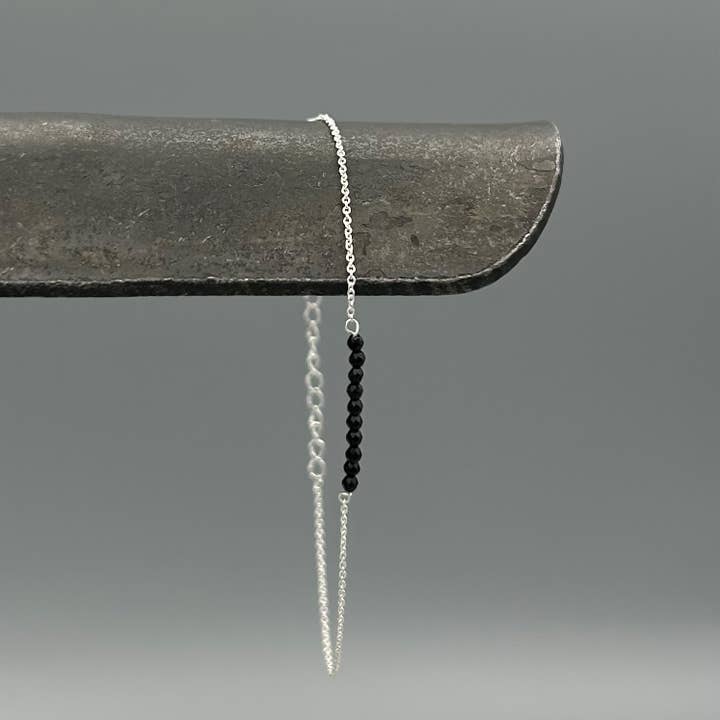 Something Silver - Wholesale Beaded Bracelet - Tiny Stone Bead Bracelet2