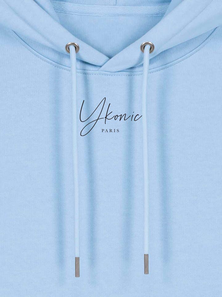 La felpa con cappuccio unisex per la vendita all'ingrosso da parte di Ykonic Paris