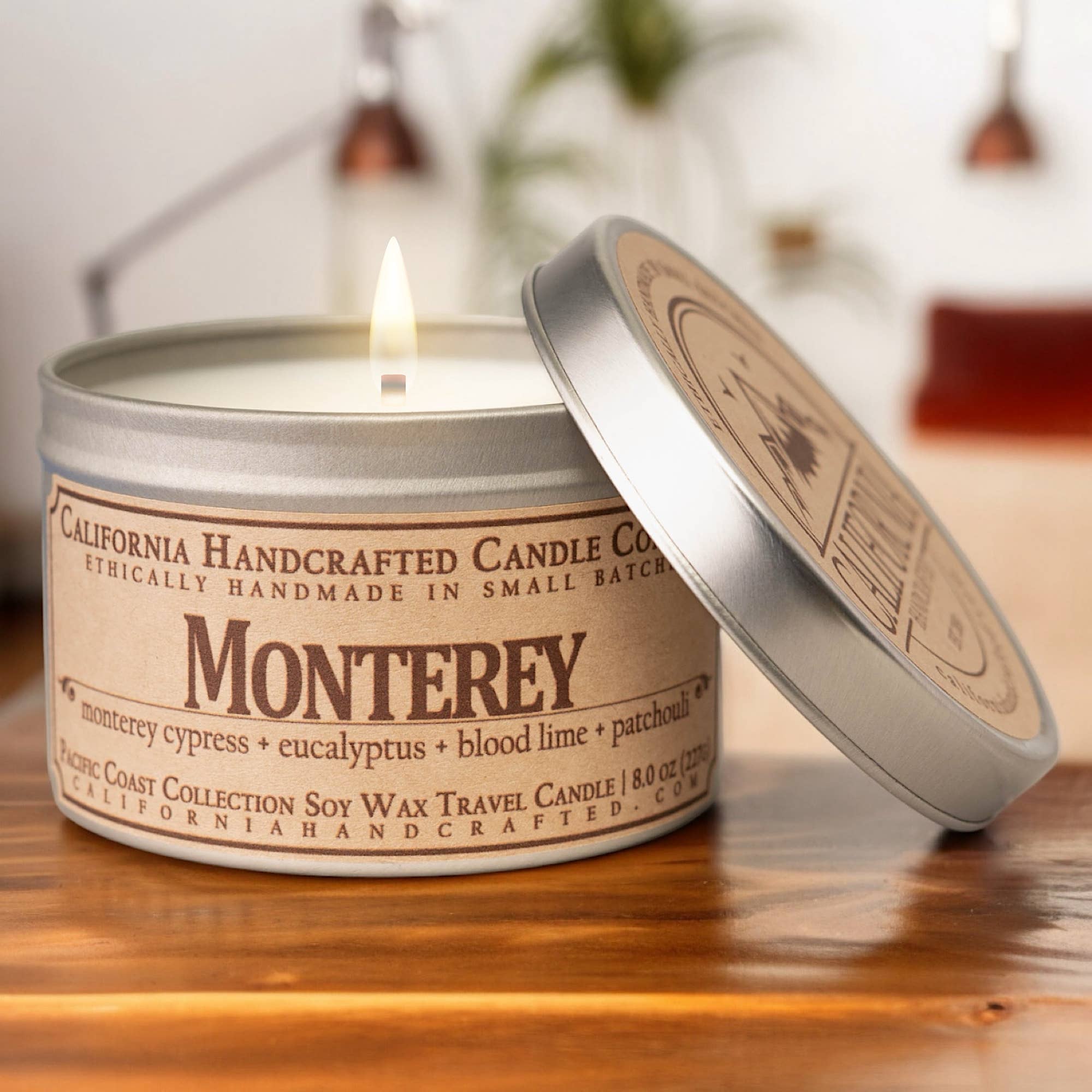 California Handcrafted - Wholesale Travel Candles - Monterey Coconut Apricot Travel Candle4