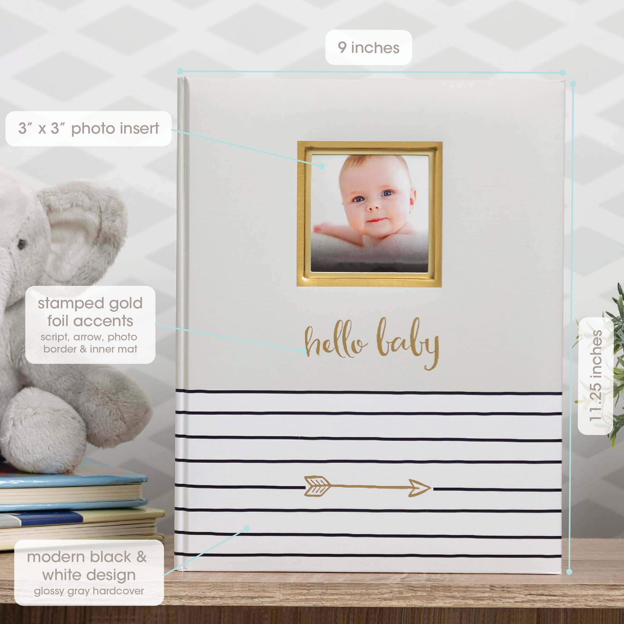 Pearhead - Wholesale Memory Book - Kids & Baby - Hello Baby Memory Baby Book6