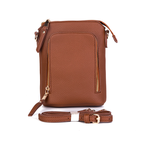 Pretty Persuasions - Wholesale Crossbody Bag - Women's - P25006 Zipper Front Small Crossbody Bag6