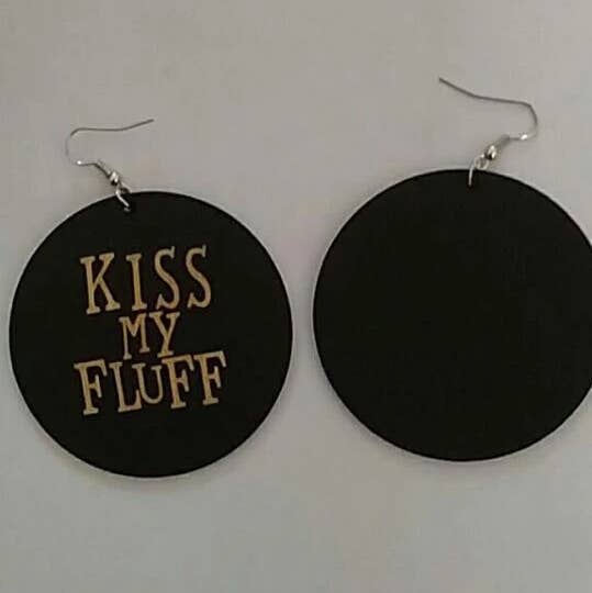 My Beautiful Fluff - Wholesale Dangle Earrings - Kiss My Fluff Earrings0