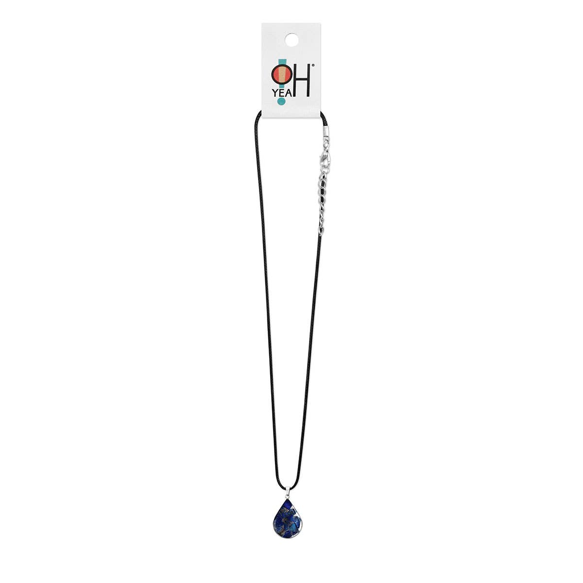 O Yeah Gifts – wholesale Pendant/charm necklace – Lapis Lazuli Gemstone Necklace, Blue Drop Teardrop Pendant1