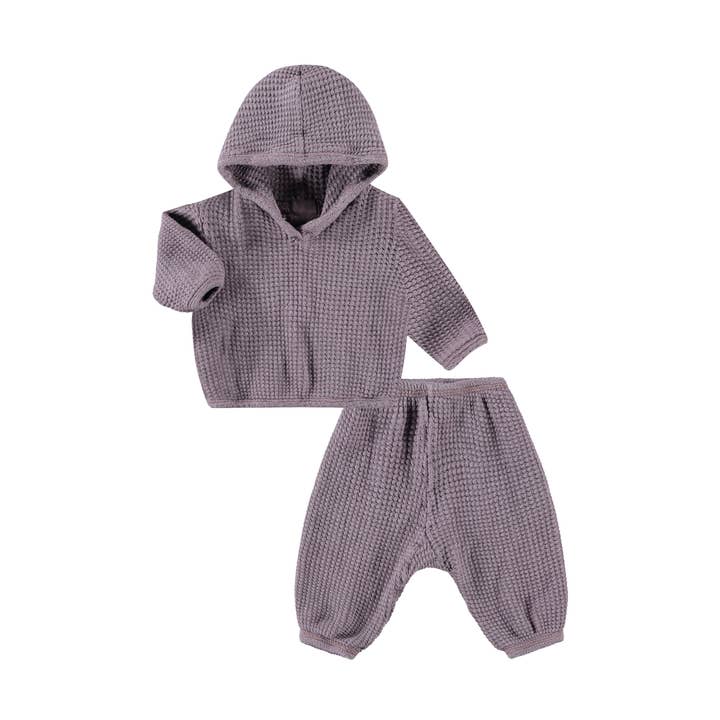 Ensembles de détente thermiques épais avec sweat à capuche pour la vente par PAIGELAUREN baby & toddler