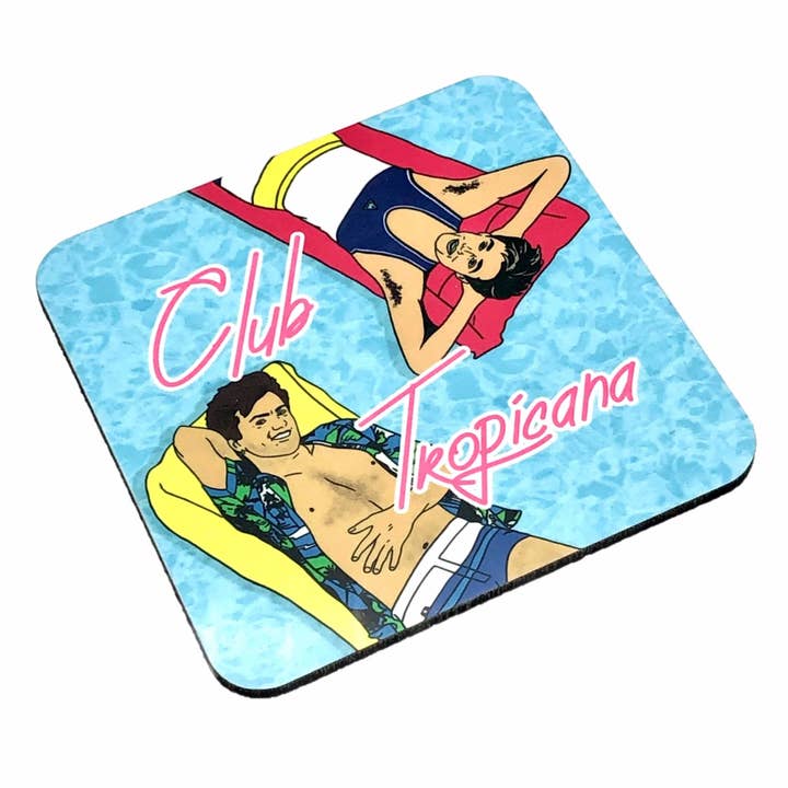 Porta-copos inspirados no Club Tropicana Wham dos anos 80 por atacado de Bite Your Granny