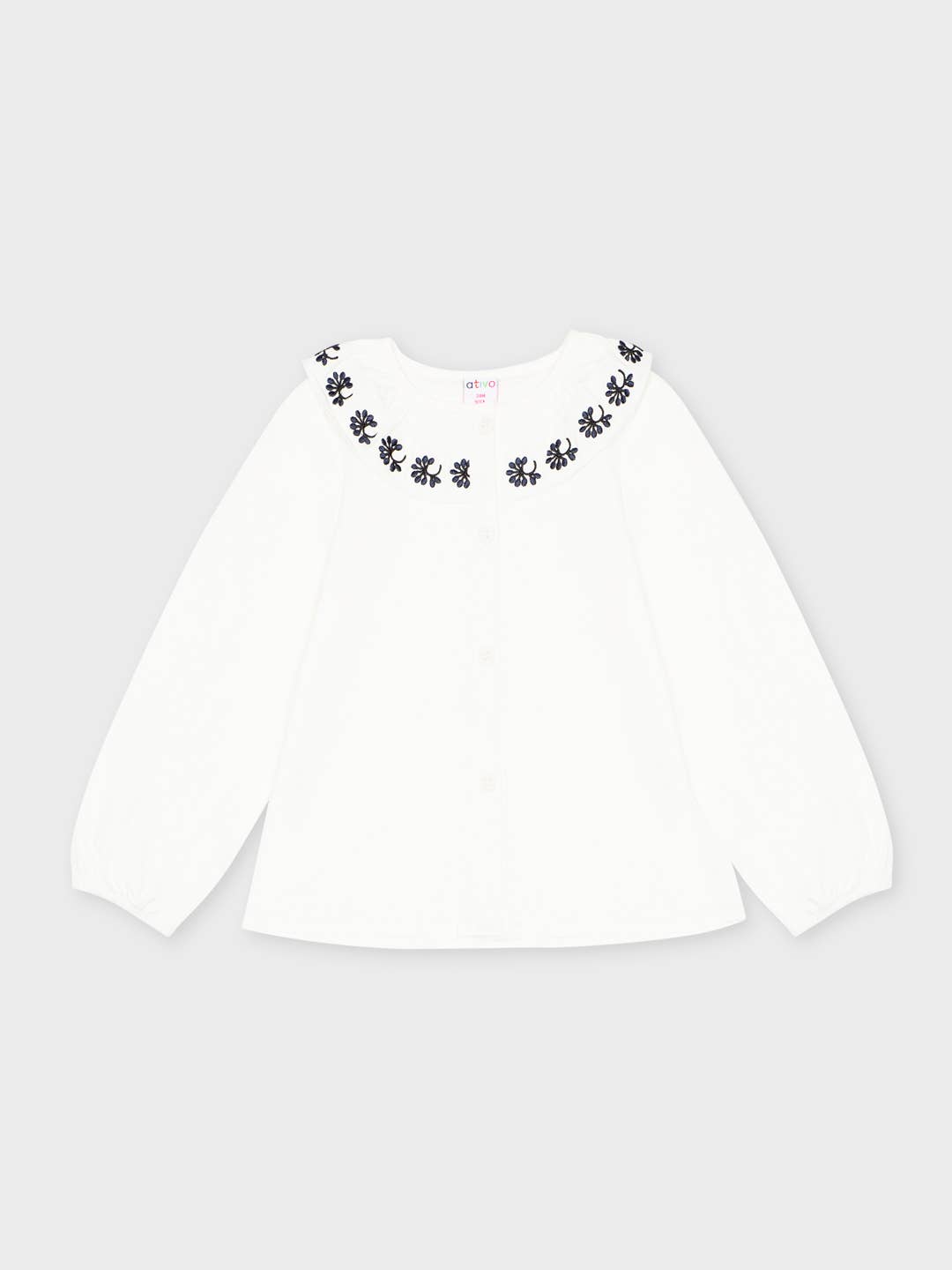 Ativo Kids - Wholesale Button Down Shirt - Kids - BG-JH6225-61 - Baby Girl | Long-Sleeved Shirt 6-36M0