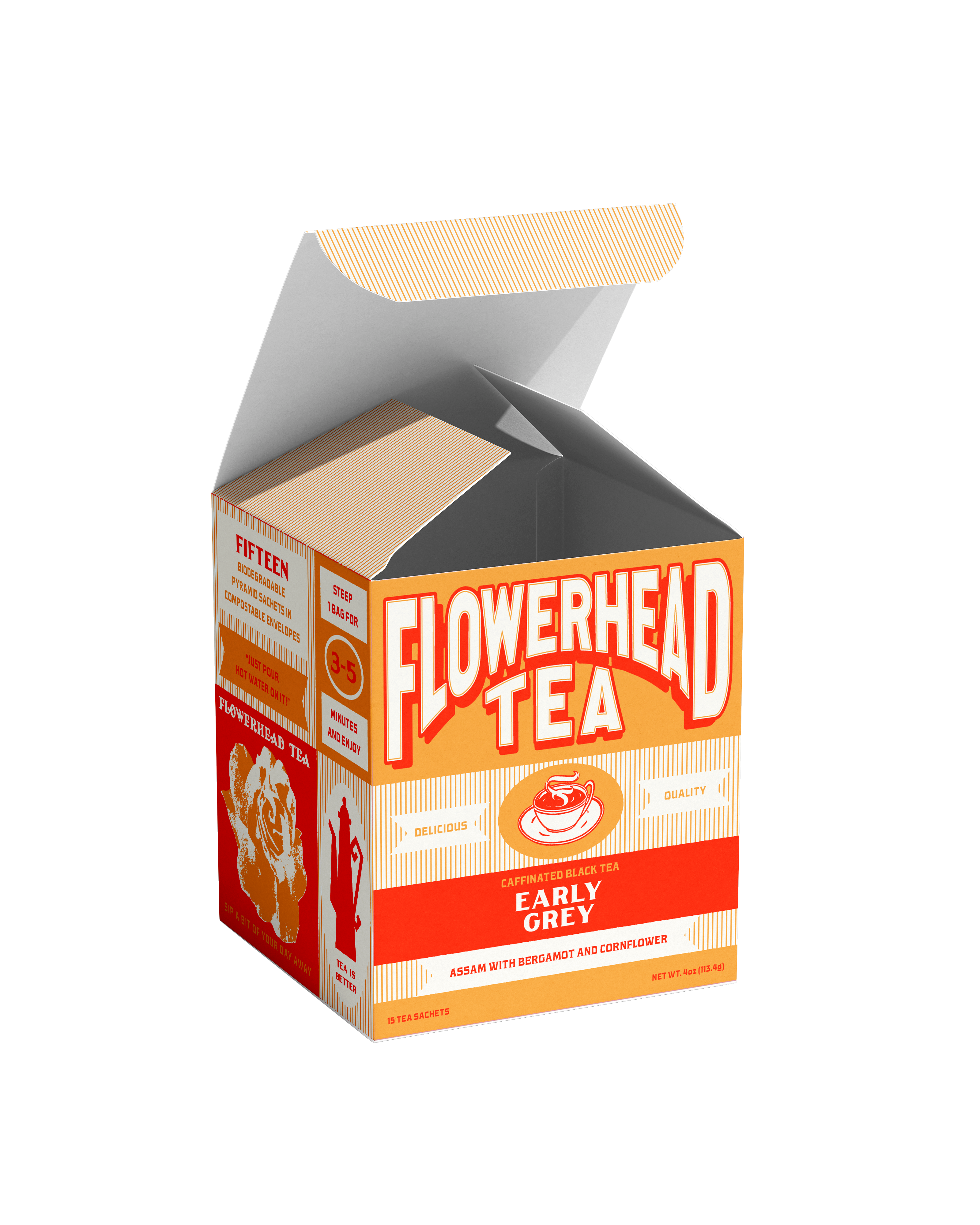 Flowerhead Tea – Großhandel Teebeutel – Early Grey Teebeutel2