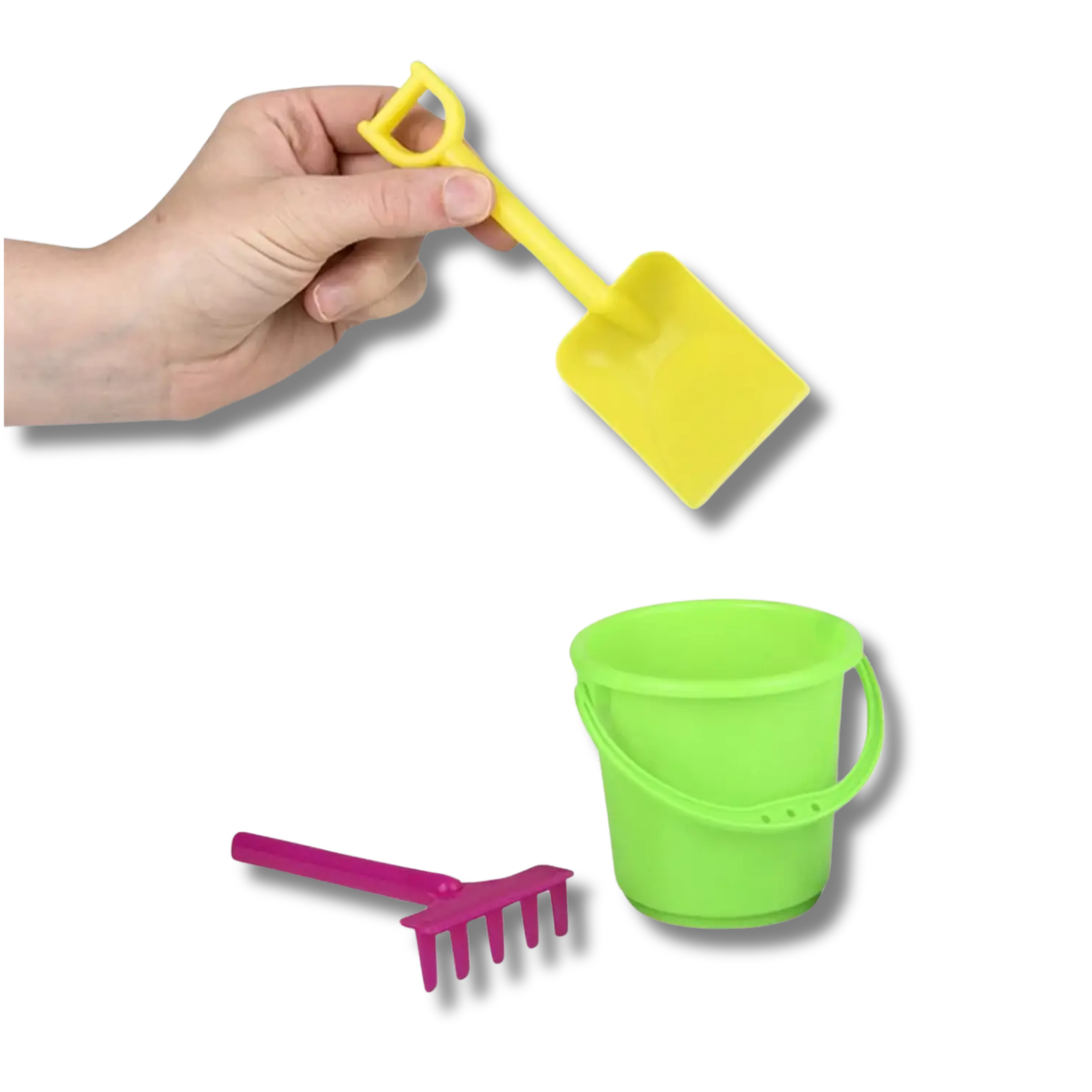 JSBlueRidge Toys - Vente Jouet de plage/piscine - Enfant et bébé - Ensemble de jeu de plage en plastique arc-en-ciel de 4 pièces1