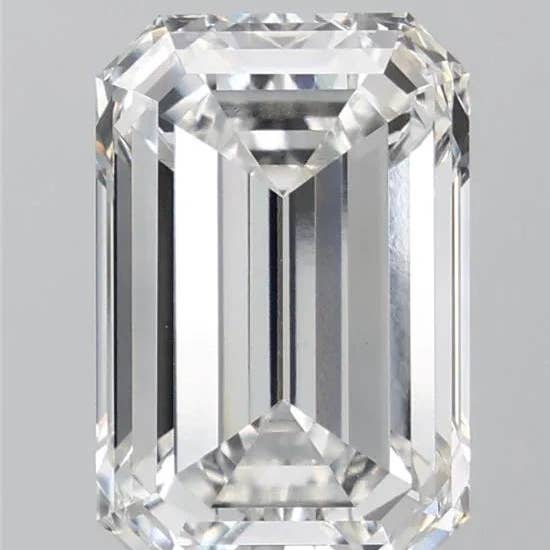 8,00 ct smaragdslipad laboratorieodlad diamant (F-färg, VVS2-klarhet, IGI-certifierad) för wholesale av LooseDiamondNet