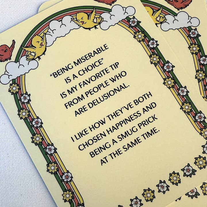 Boredwalk - Wholesale Tarot/Oracle Card - Cynical Affirmations2