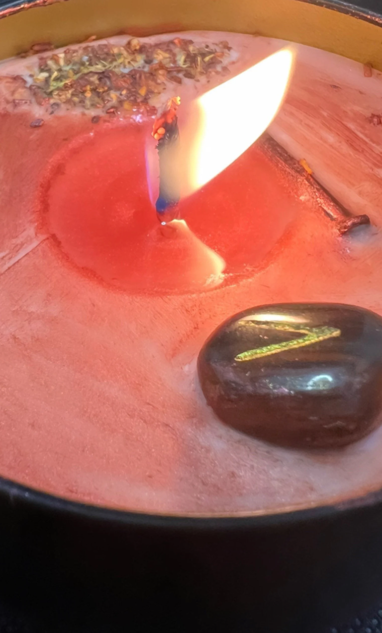 WaterBruja - Wholesale Jar/Filled Candle - Uncrossing Candle, Bloodstone Candle, Jinx Breaker2
