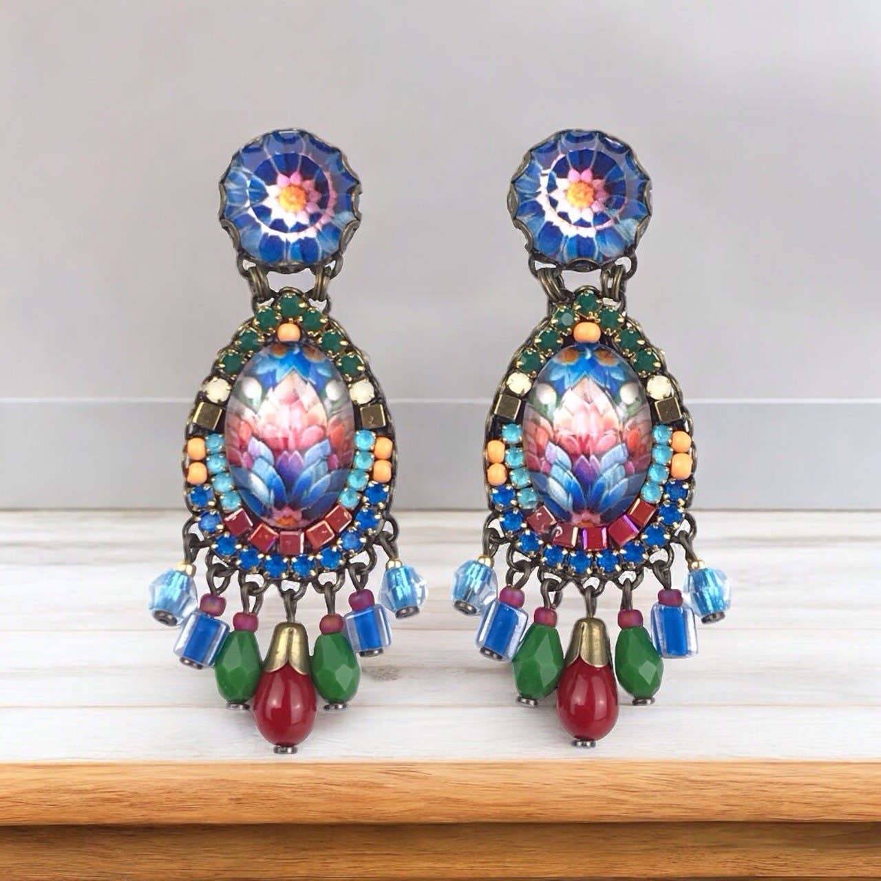 melizijewelry - Wholesale Dangle Earrings - Nomada crystal earrings3