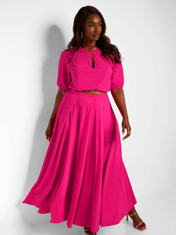 Twyla Maxi Skater Skirt for wholesale by REBDOLLS