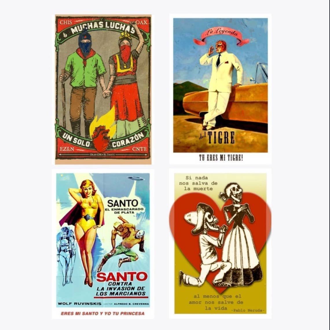 Tienda Esquipulas distribution – Engroshandel Postkortsæt – Vintage Mexicos postkort0