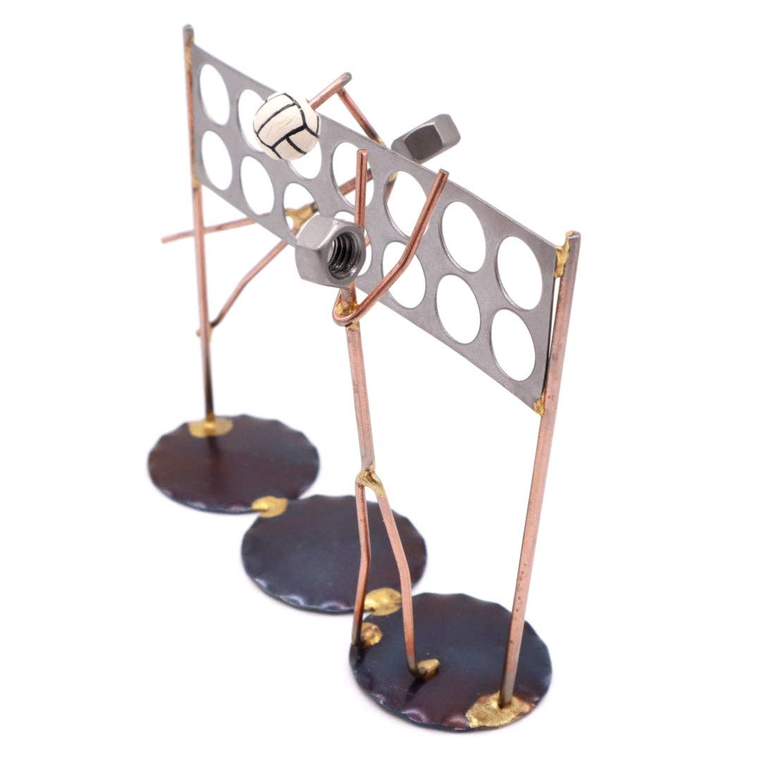 Rock Creek Metal Craft - Wholesale Decorative Figurine - Volleyball Net with Men5