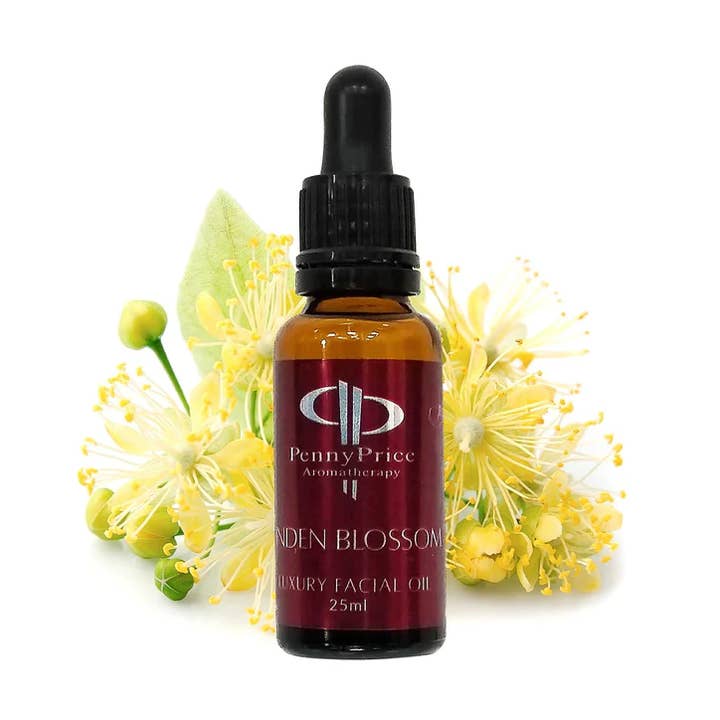 Huile de luxe pour le visage Linden Blossom pour la vente par Penny Price Aromatherapy