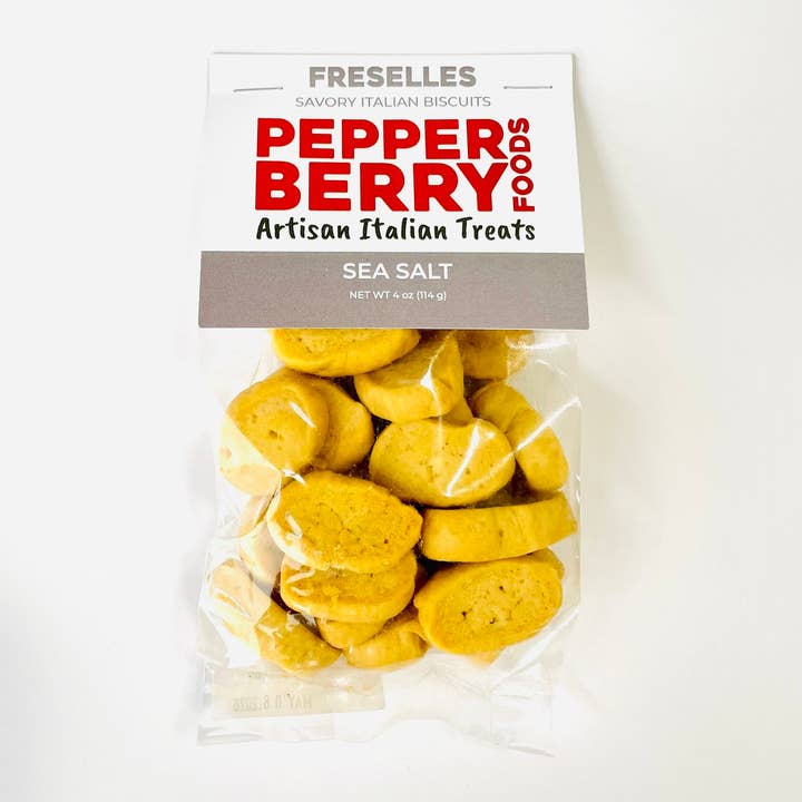Pepperberry Foods LLC - Wholesale Crackers - Sea Salt Freselles0