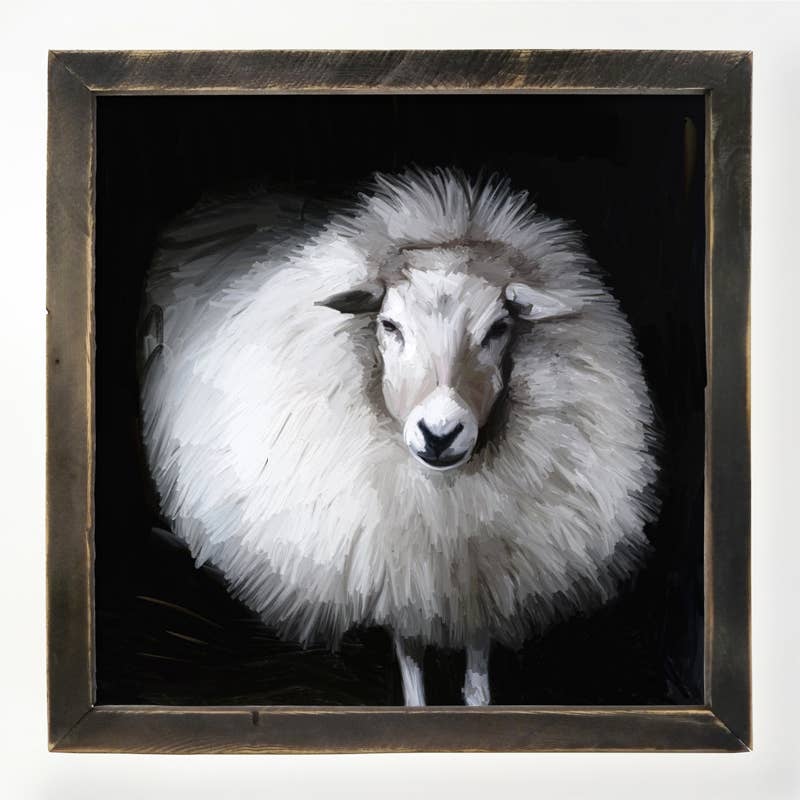 ginger blue - Wholesale Art Print - Poofy Sheep5