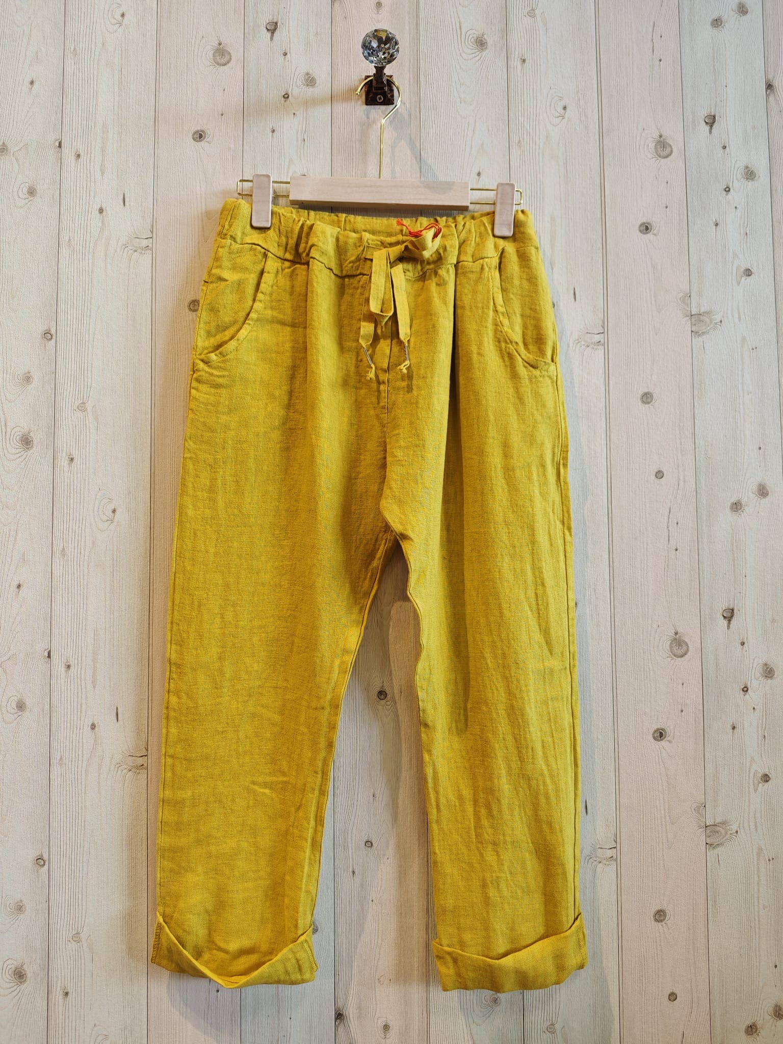 Linen & More - Wholesale Broek - Dames - REF 88433 linnen piratenbroek 100%3