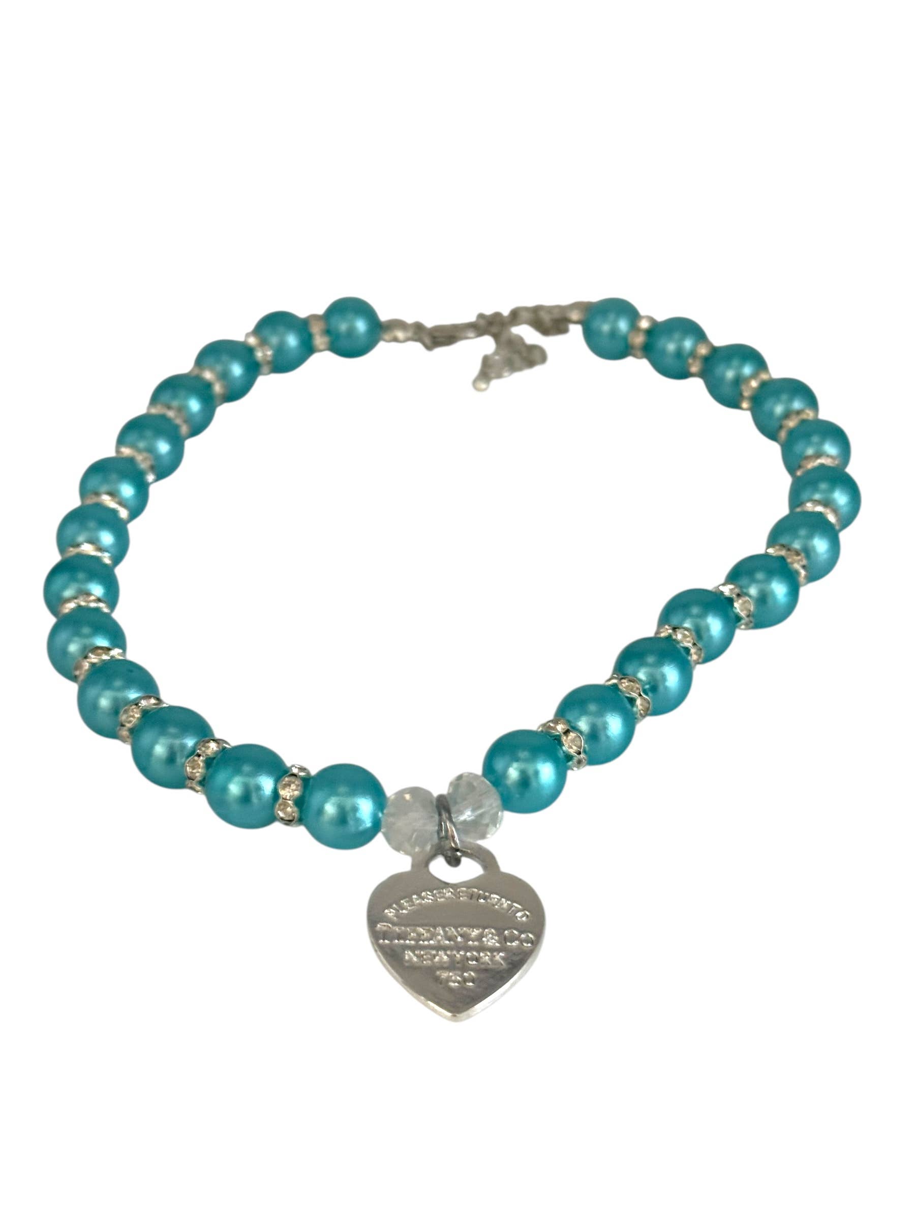 Bark Fifth Avenue - Wholesale Pet Collar - Dog - Three-Row Pearl Sniffany Dog Necklace0