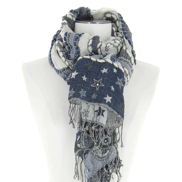 DIWALI PARIS - Wholesale Scarf - Women's - APPALACHIAN SCARF - 100% COTTON1